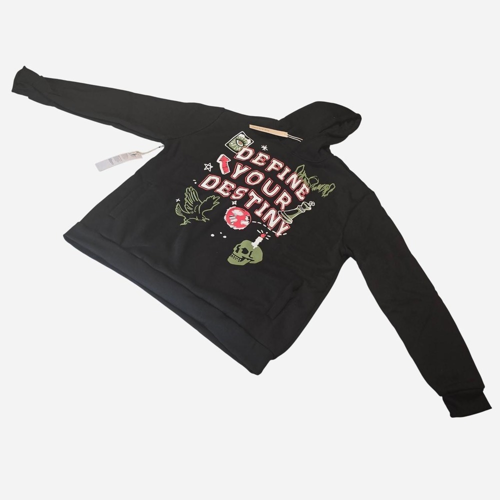 Reason Brand Men's Hoodie Black Large Define Your Destiny
